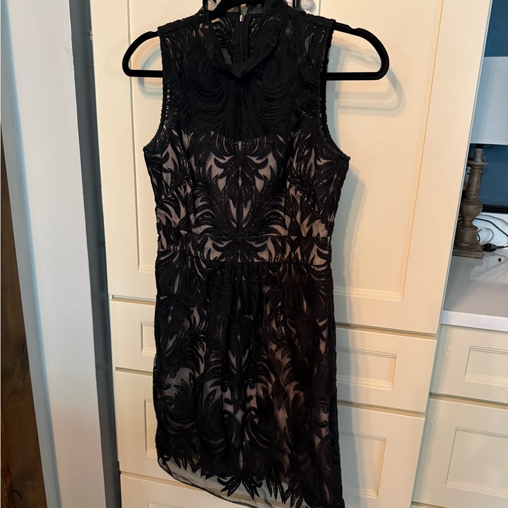 Elegant Black Lace Dress
